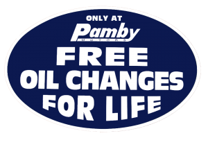 Pamby Motors Oil changes for life