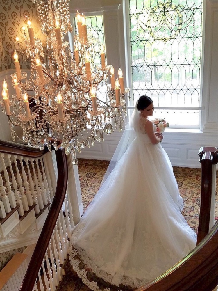 Bride Stairs Matt And Samantha Resized For Mini Gallery
